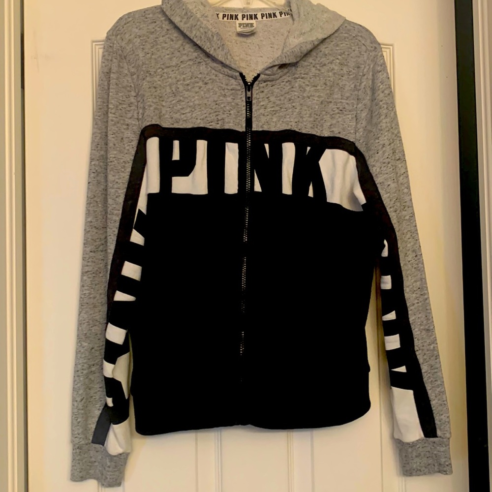 PINK zipper hoodie